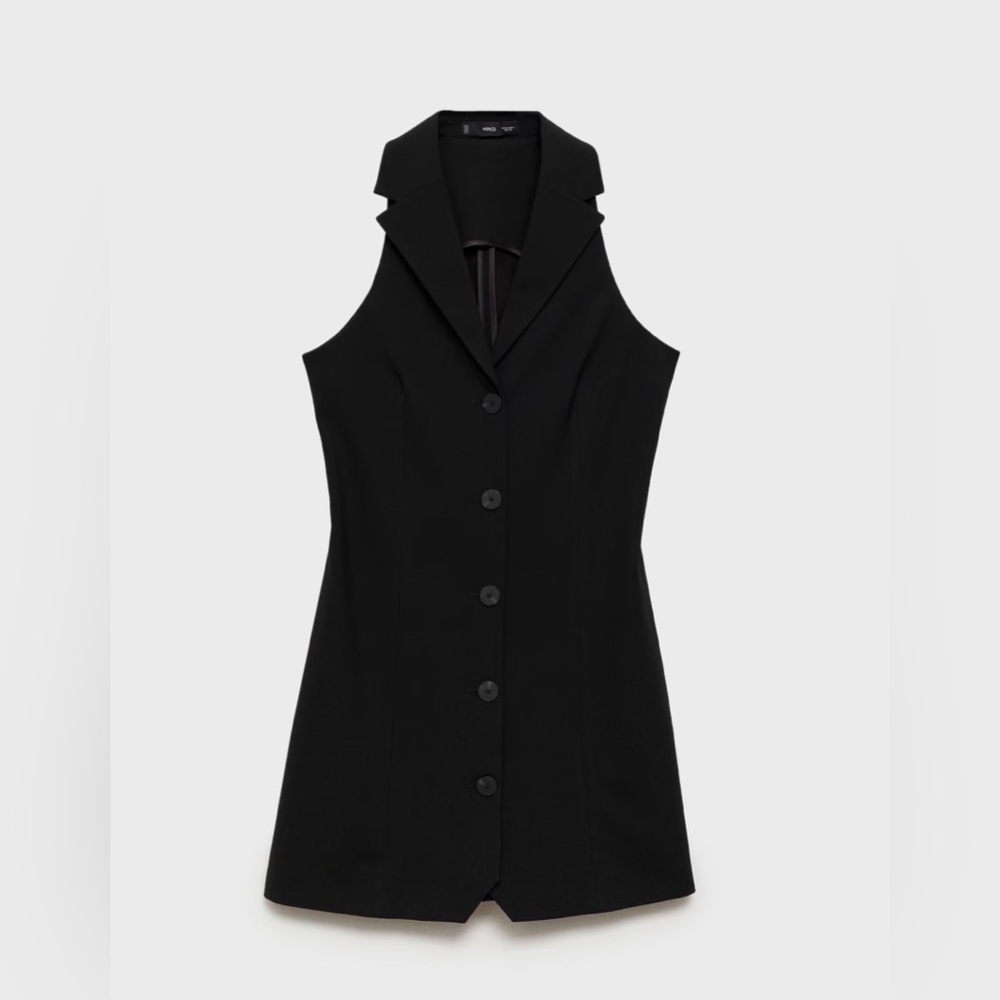 Mango Black Mini Dress
